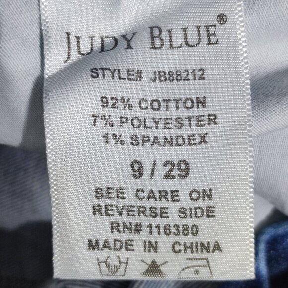 Judy Blue jeans women's size 9/29 (27) denim blue colour skinny fit high rise - Picture 8 of 15